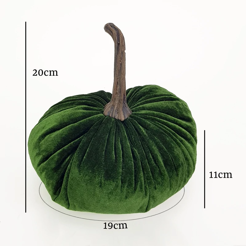 Plüss tök nagy - zöld 19cm