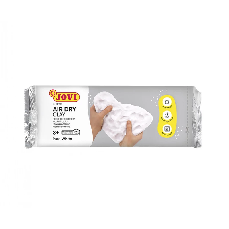 Levegőn száradó gyurma JOVI 1000 g, fehér