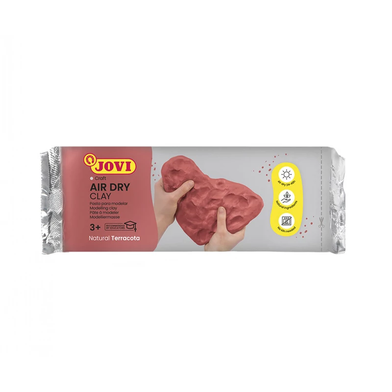 Levegőn száradó gyurma JOVI 1000 g, terracotta