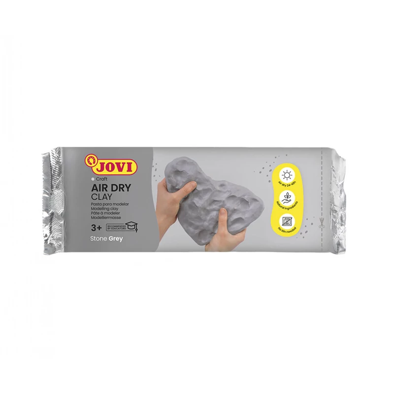 Levegőn száradó gyurma JOVI 500 g, szürke