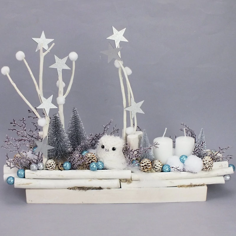 Dekoláda fehér hosszú 35x10cm