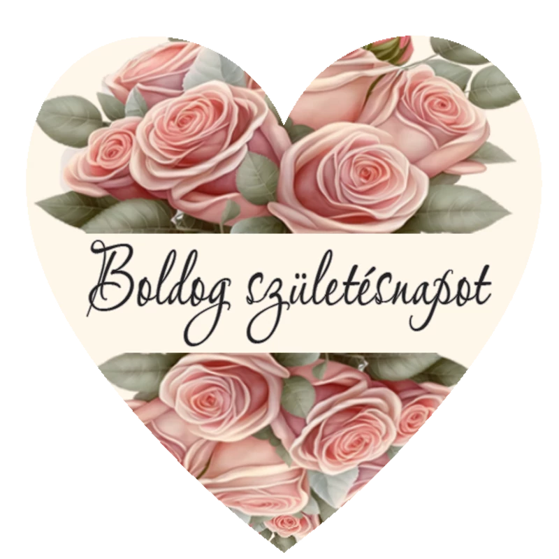 Matrica - Boldog születésnapot 3 forma 15db/lap