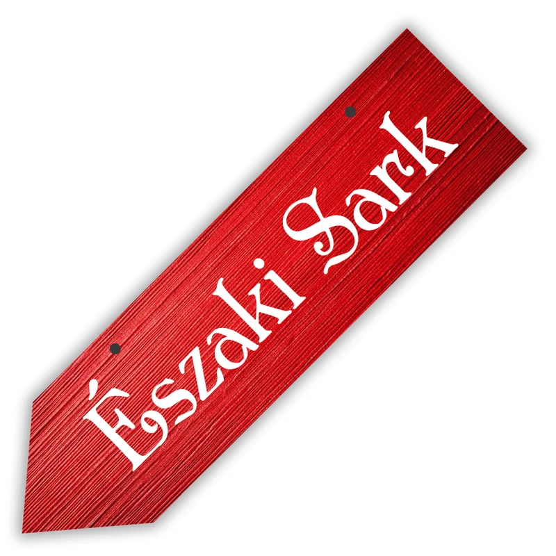 Északi sark piros fa nyíl 30 cm