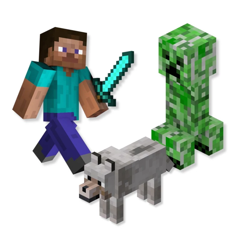 Minecraft szett 3db/csomag 2 db