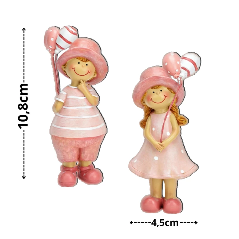 Nyomtatott dekorkarton - Gyerekek lufikkal 2db/csomag