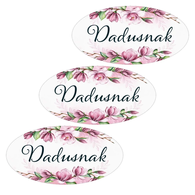 Nyomtatott dekorkarton - Dadusnak ovál tábla 3db