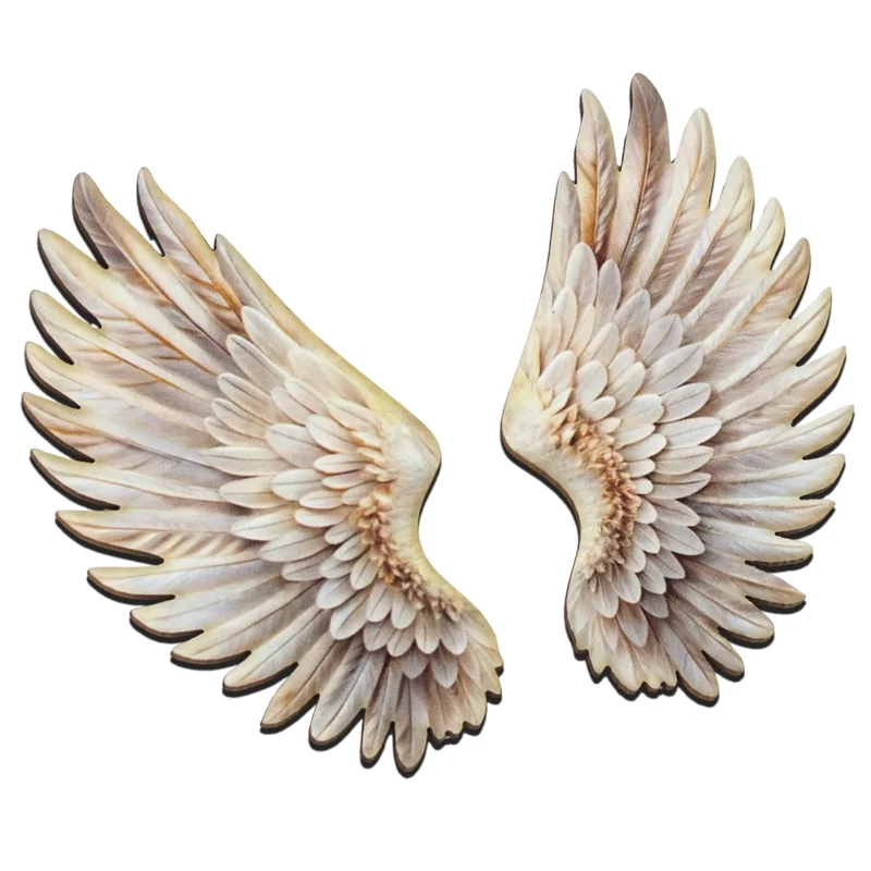 Nyomtatott dekorkarton - Angyalszárny 2db/szett