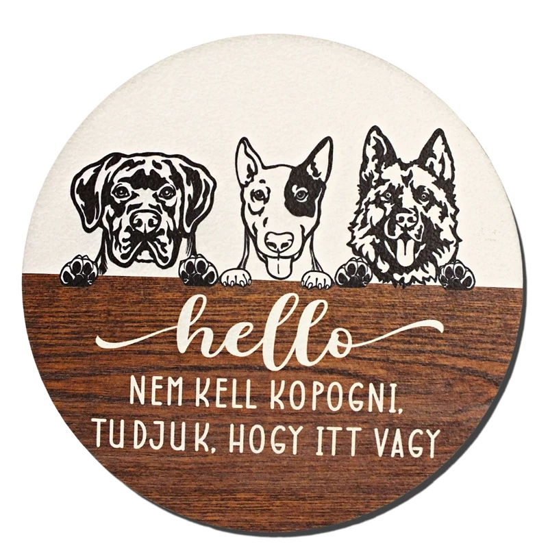 koszorú közép - Hello nem kell kopogni 11,8cm