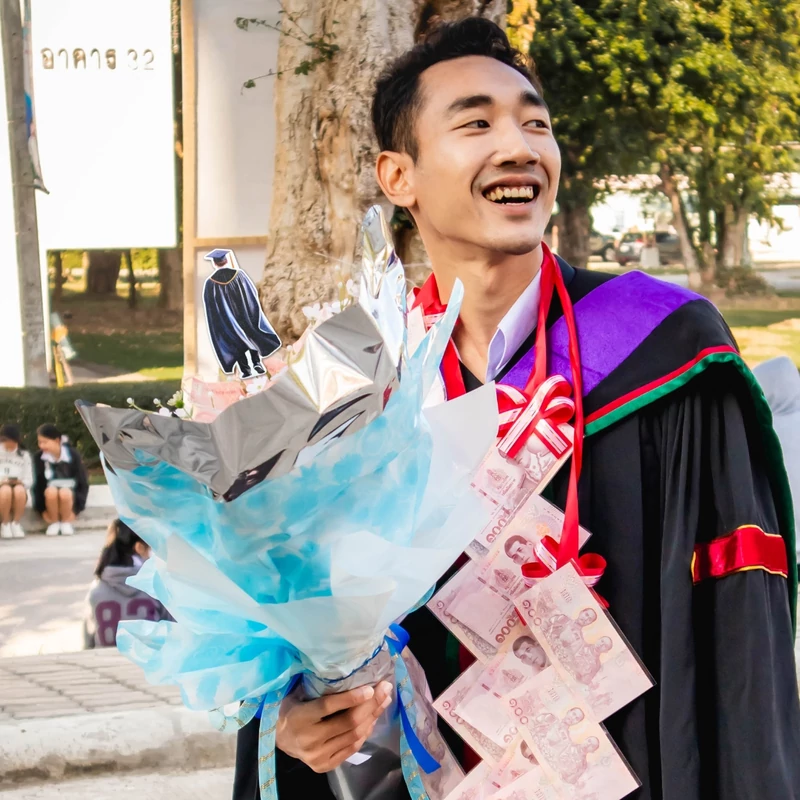 Nyomtatott dekorkarton- Diplomaosztó ballagás fiú 12,5cm