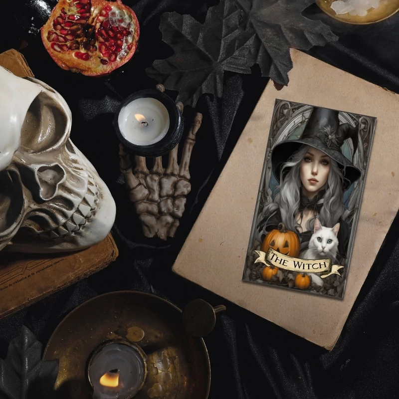 Nyomtatott fa tábla - Tábla Tarot kártya Boszi 2db/csomag