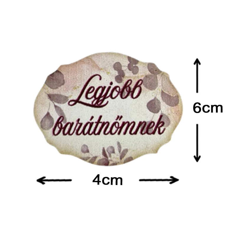 Nyomtatott fa tábla - Legjobb barátnőmnek táblák 5db