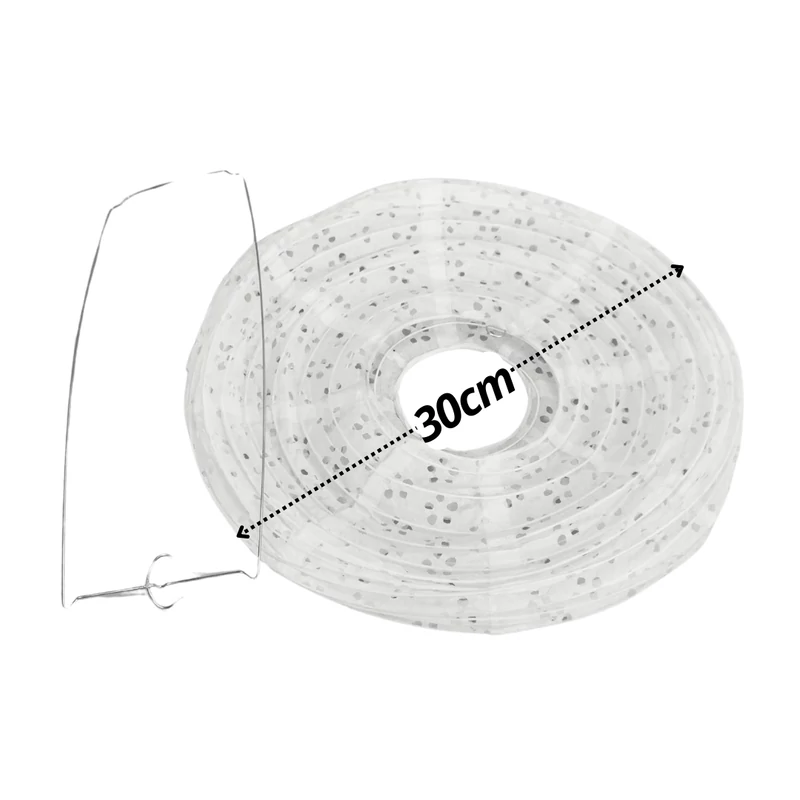 Papír lampion csipkés 30cm