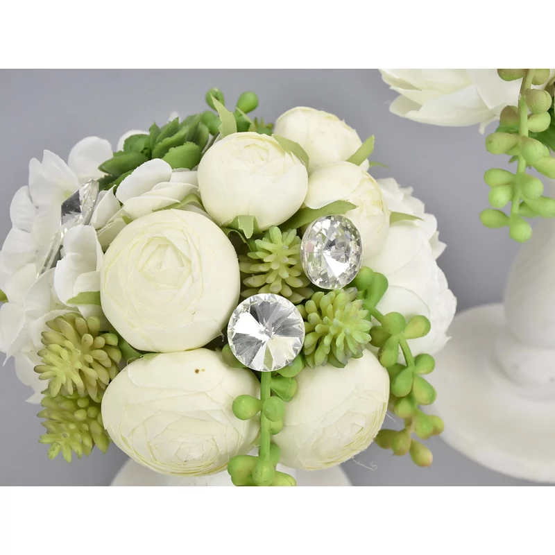 Kristály strassz rózsaszín 18mm 12db/csomag