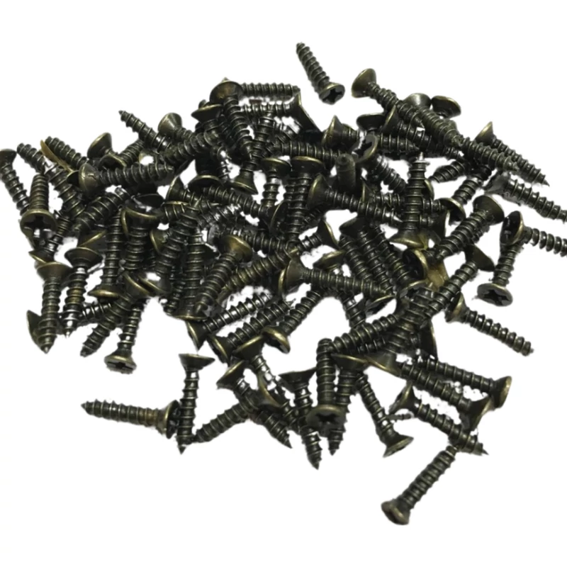 Csavar 2x10mm antikbronz 100db/csomag