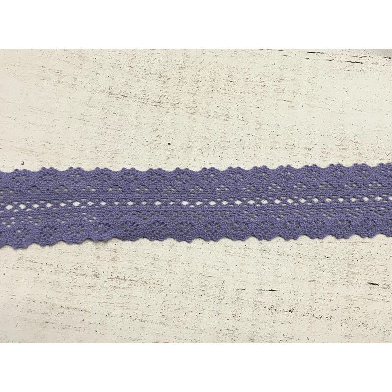 Pamut csipke - antiklila 4,5cm *2méter