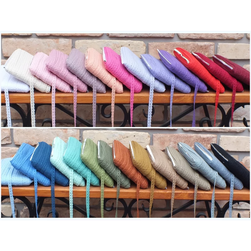 Tövis pamut csipke 1cm*2méter