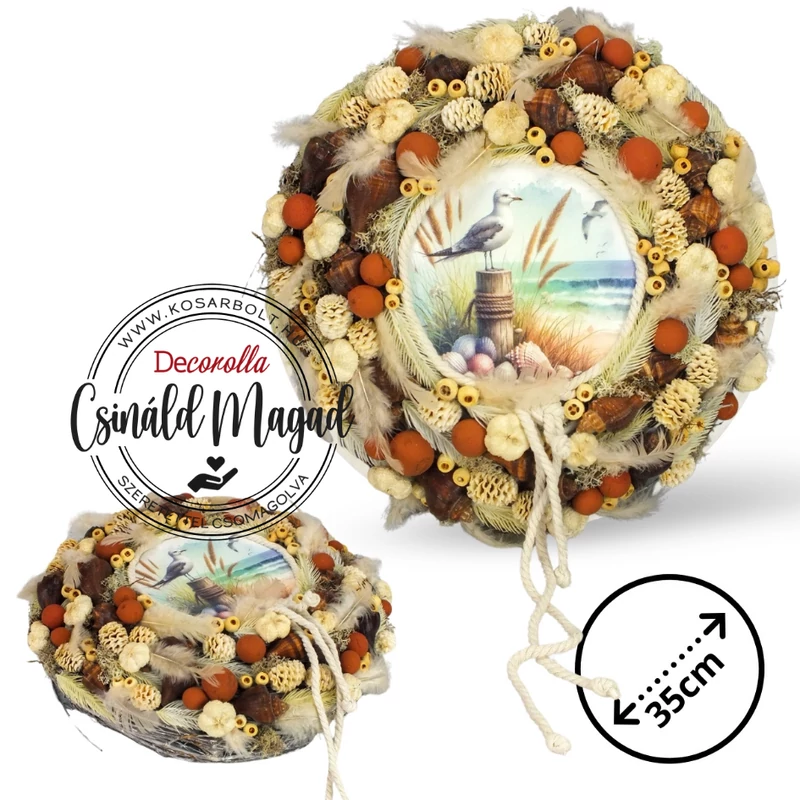 Csináld magad! - Riviéra kopogtató 35cm