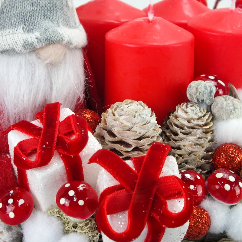 Csináld magad - Édes manó karácsony - Adventi koszorú