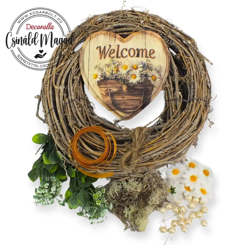 Csináld magad - Welcome táblás kopogtató