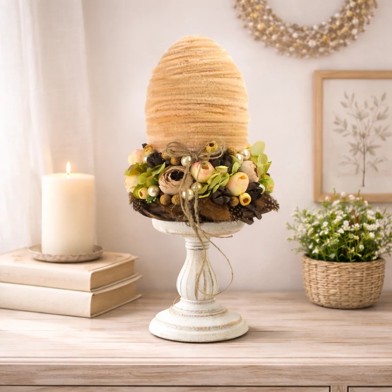 Csináld magad - Tavaszi boho harmónia - asztaldísz 35cm
