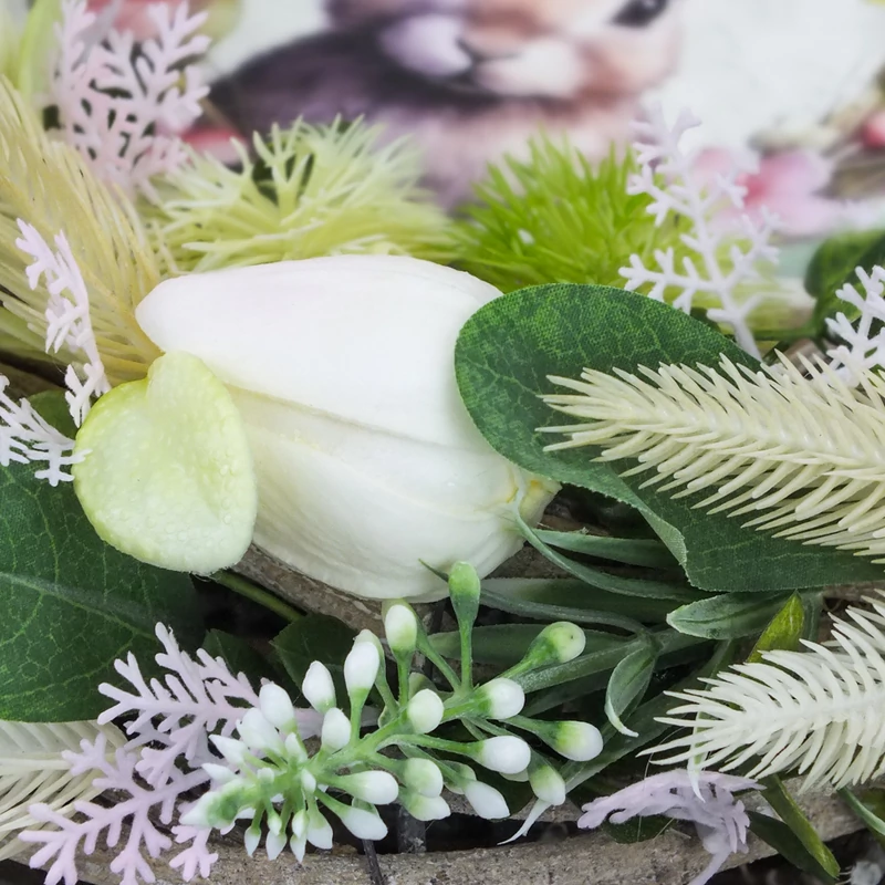 Csináld magad! - Húsvéti tulipános kopogtató 30cm