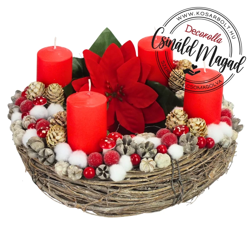 Csináld magad - Klasszikus karácsony - Adventi koszorú