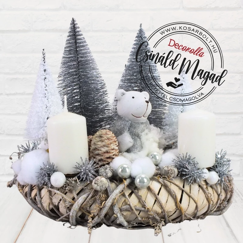 Csináld magad - Jegesmedve birodalom karácsony - Adventi koszorú