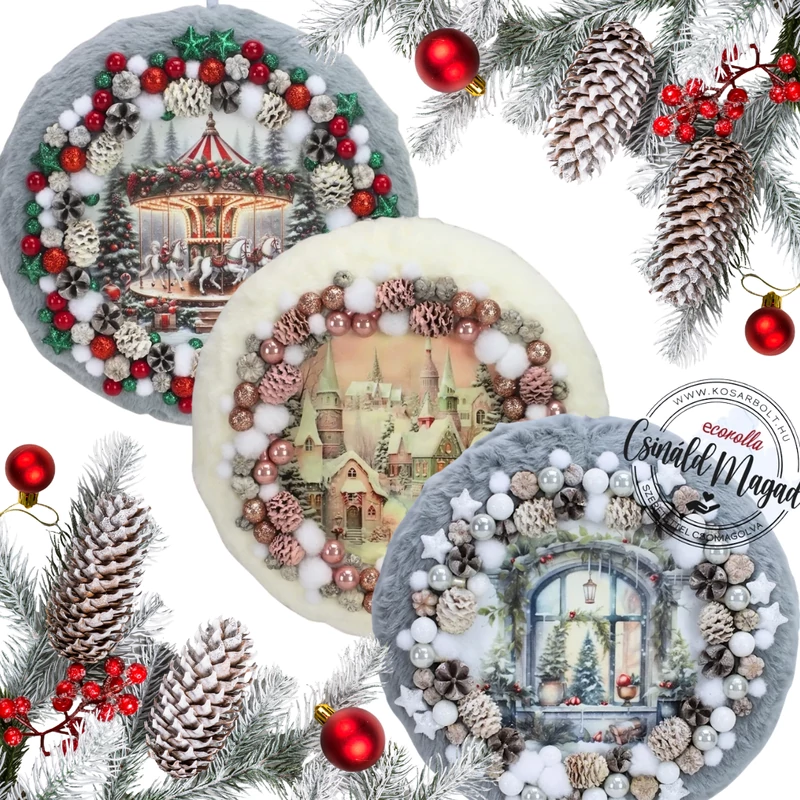 Csináld magad - Pihe-puha karácsonyi fali dísz - Meseváros