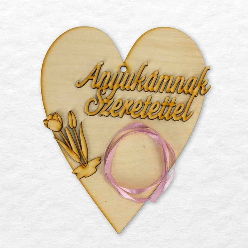 Csináld magad - Anyák napi szív "Anyukámnak Szeretettel"