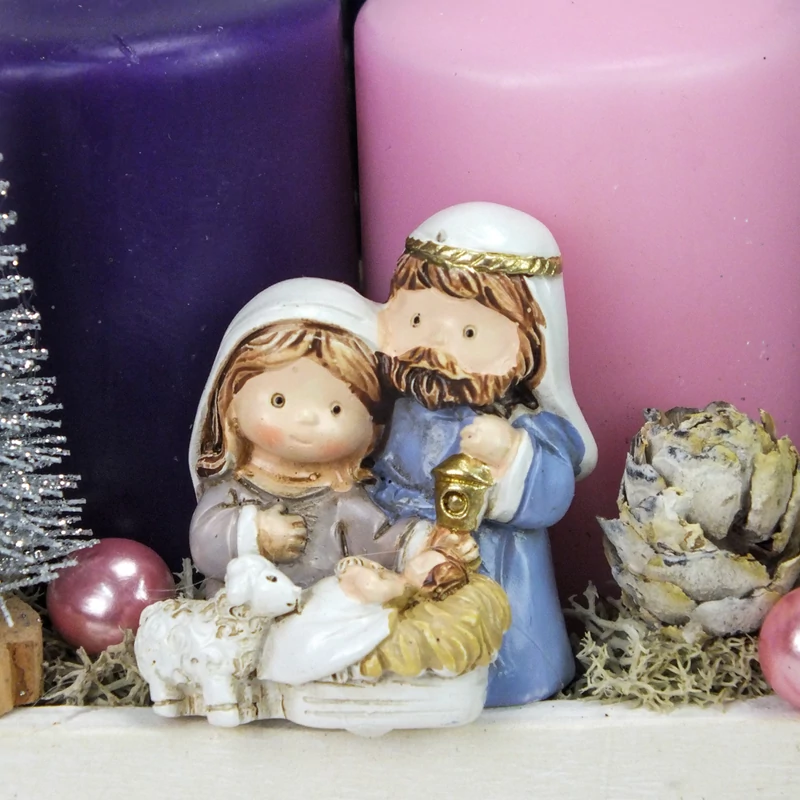 Csináld magad! - Lila-rózsaszín adventi dekoláda