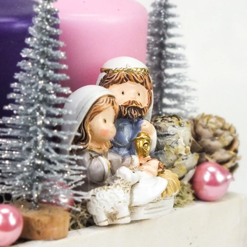 Csináld magad! - Lila-rózsaszín adventi dekoláda