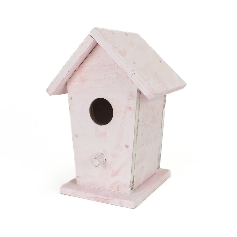 Fa Madáretető Pink 10cm - Kosárbolt.hu