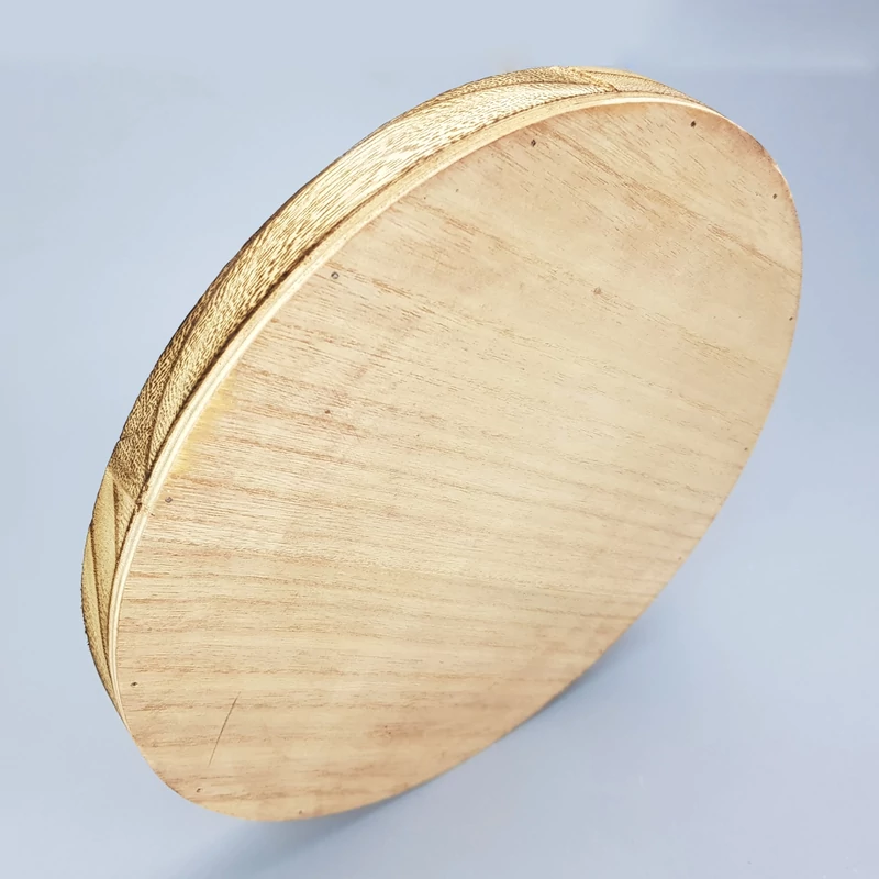 Fa tálca 26cm barna