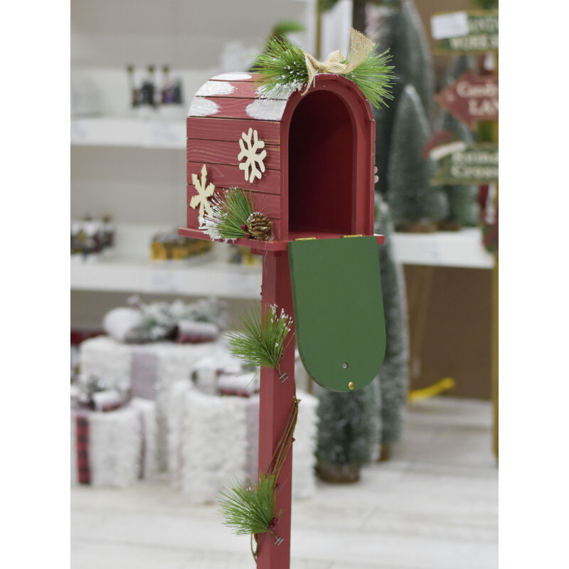 Karácsonyi portál dekoráció - postaláda