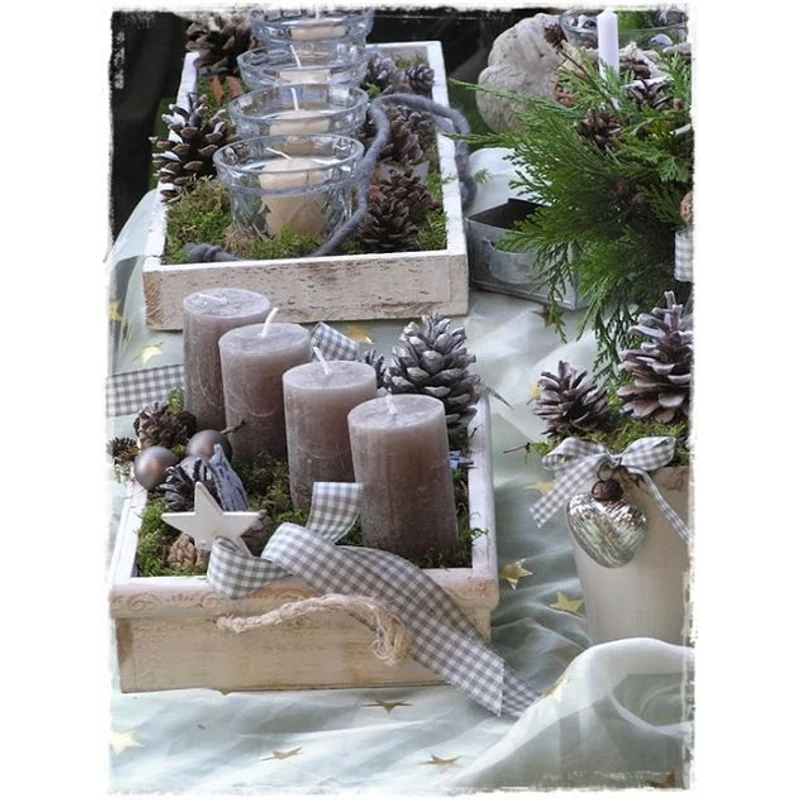 Dekotál fehér 30x20cm, mag:5cm