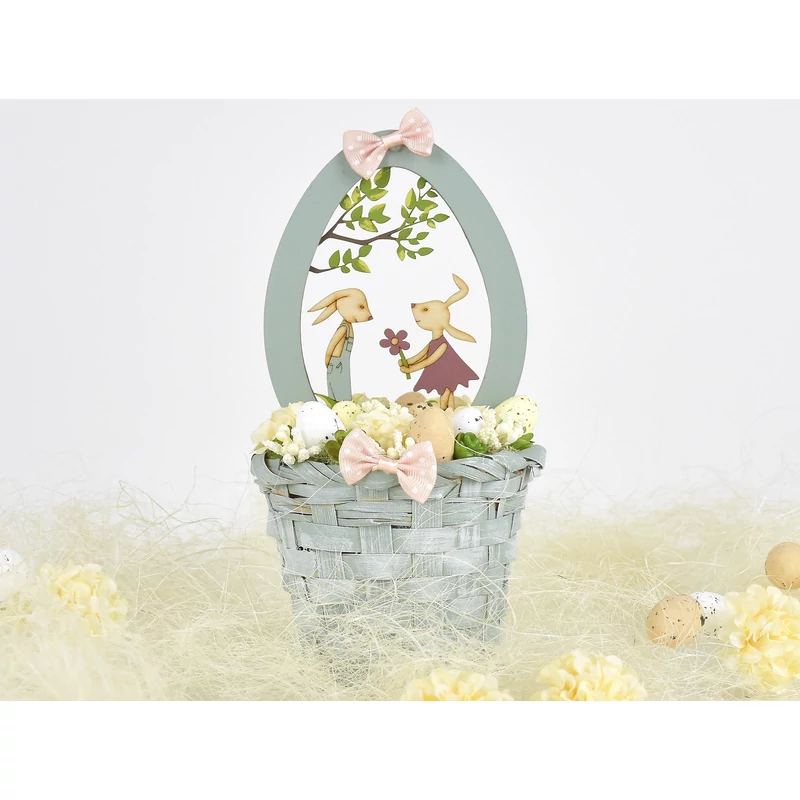 Natúr fa - Nyuszis tojásdísz