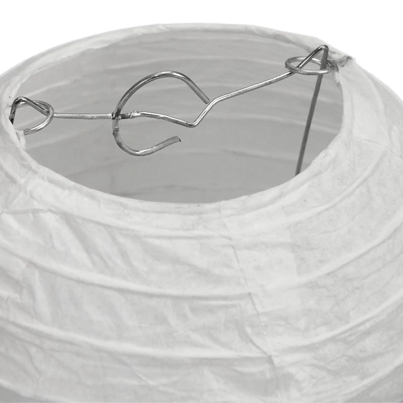 Papír lampion fehér 15cm
