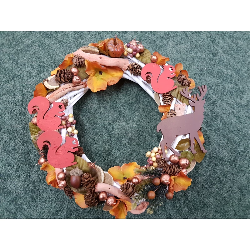 Natúr fa - Rénszarvas álló 10cm 3db/csomag