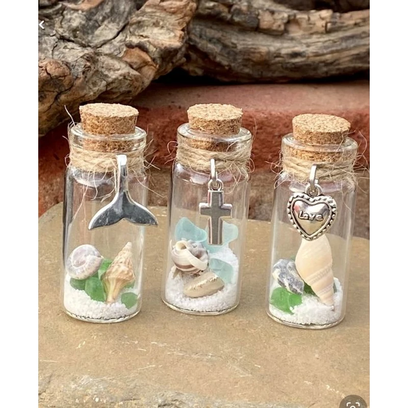 Üvegcse parafadugóval 3,2x1,3cm 20db/csomag