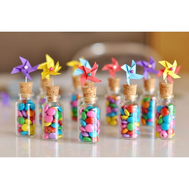 Üvegcse parafadugóval 3,2x1,3cm 20db/csomag