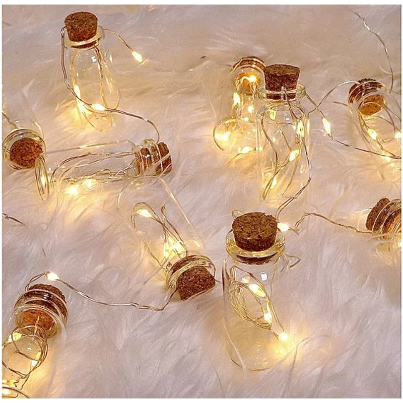 Üvegcse parafadugóval 3,2x1,3cm 20db/csomag