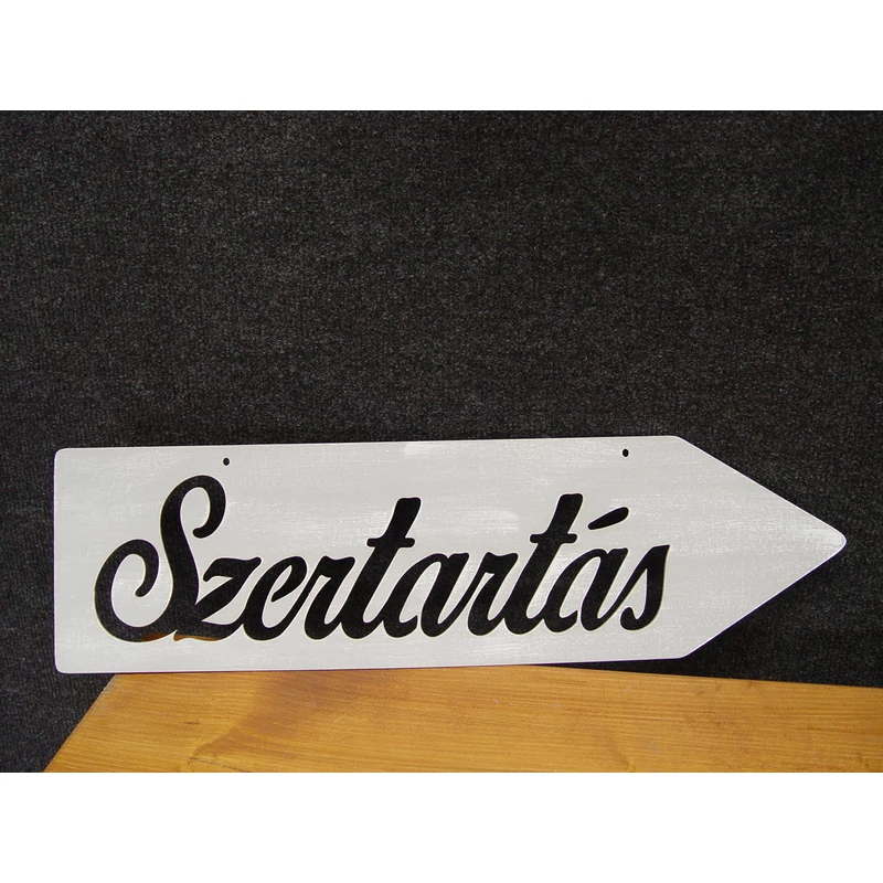 Natúr fa - "Szertartás" irányítótábla bal 50cm
