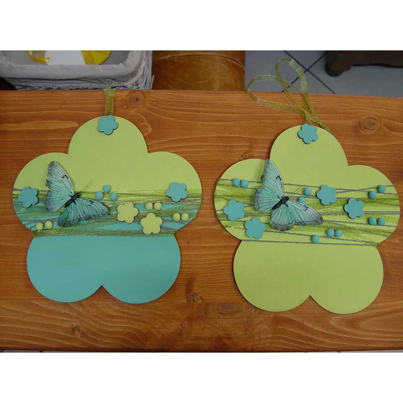 Natúr fa - Virág 9cm 5db/csomag