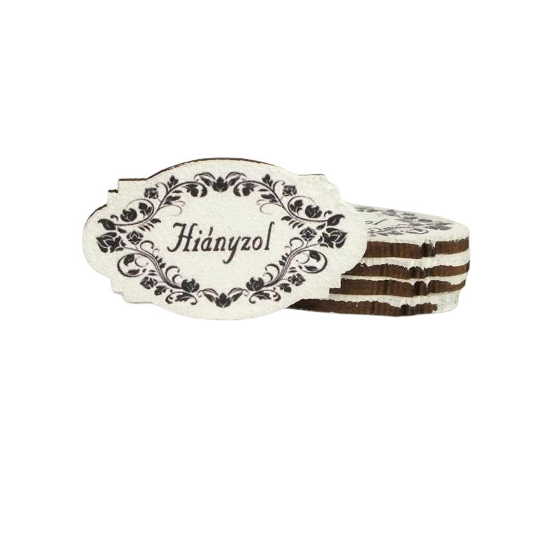 Nyomtatott dekorkarton - hiányzol 5db/cs