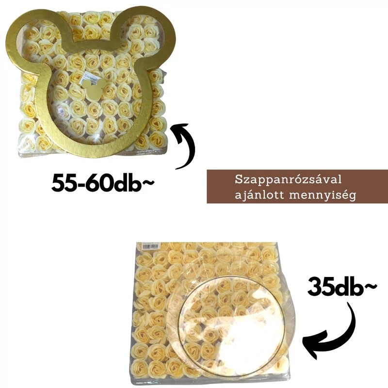 Mickey papírdoboz arany