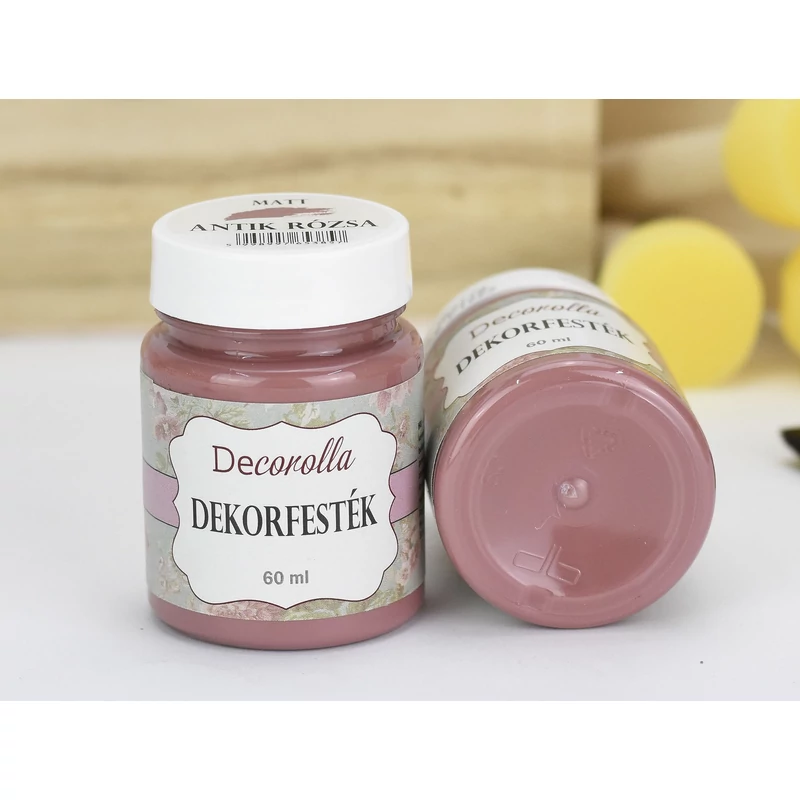 Decorolla matt dekorfesték 60ml antik rózsa