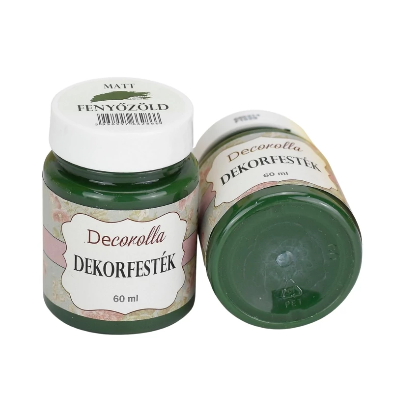 Decorolla matt dekorfesték 60ml fenyőzöld