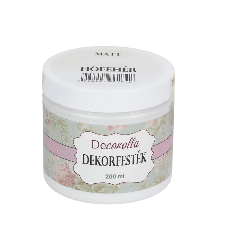 Decorolla matt dekorfesték 200ml hófehér