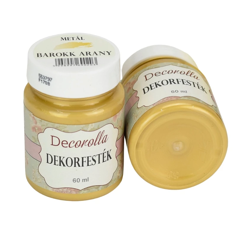Decorolla metál dekorfesték 60ml barokkarany