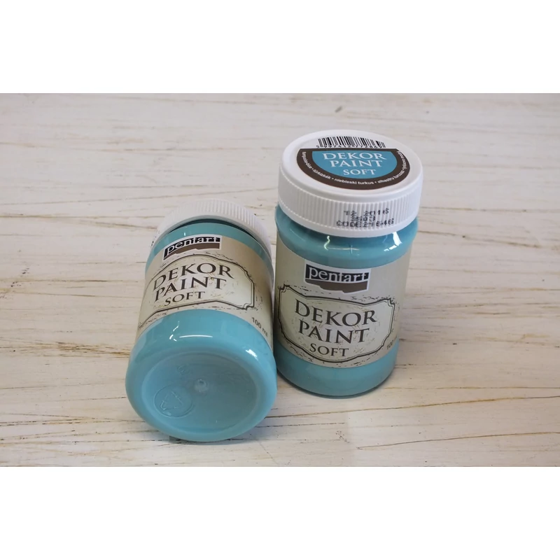 Dekorfesték lágy 100ml türkizkék